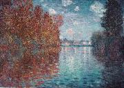 Claude Monet Autumn at Argenteuil Spain oil painting reproduction